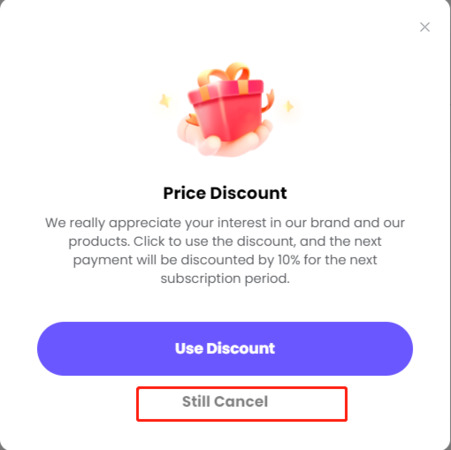 cancel subscription