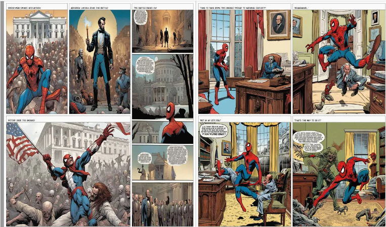 create your comic book series using AI